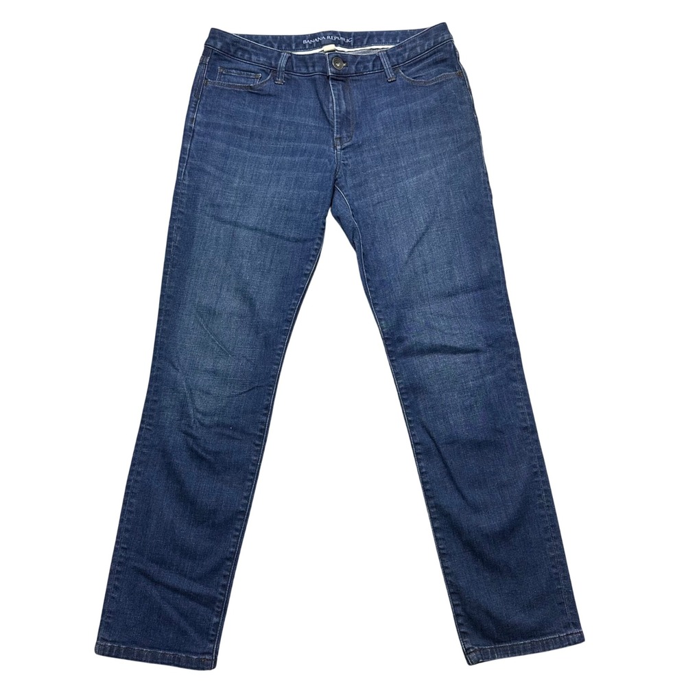 Banana Republic Skinny Jeans Dark Wash‎ Women's Size 30 preppy everyday jeans